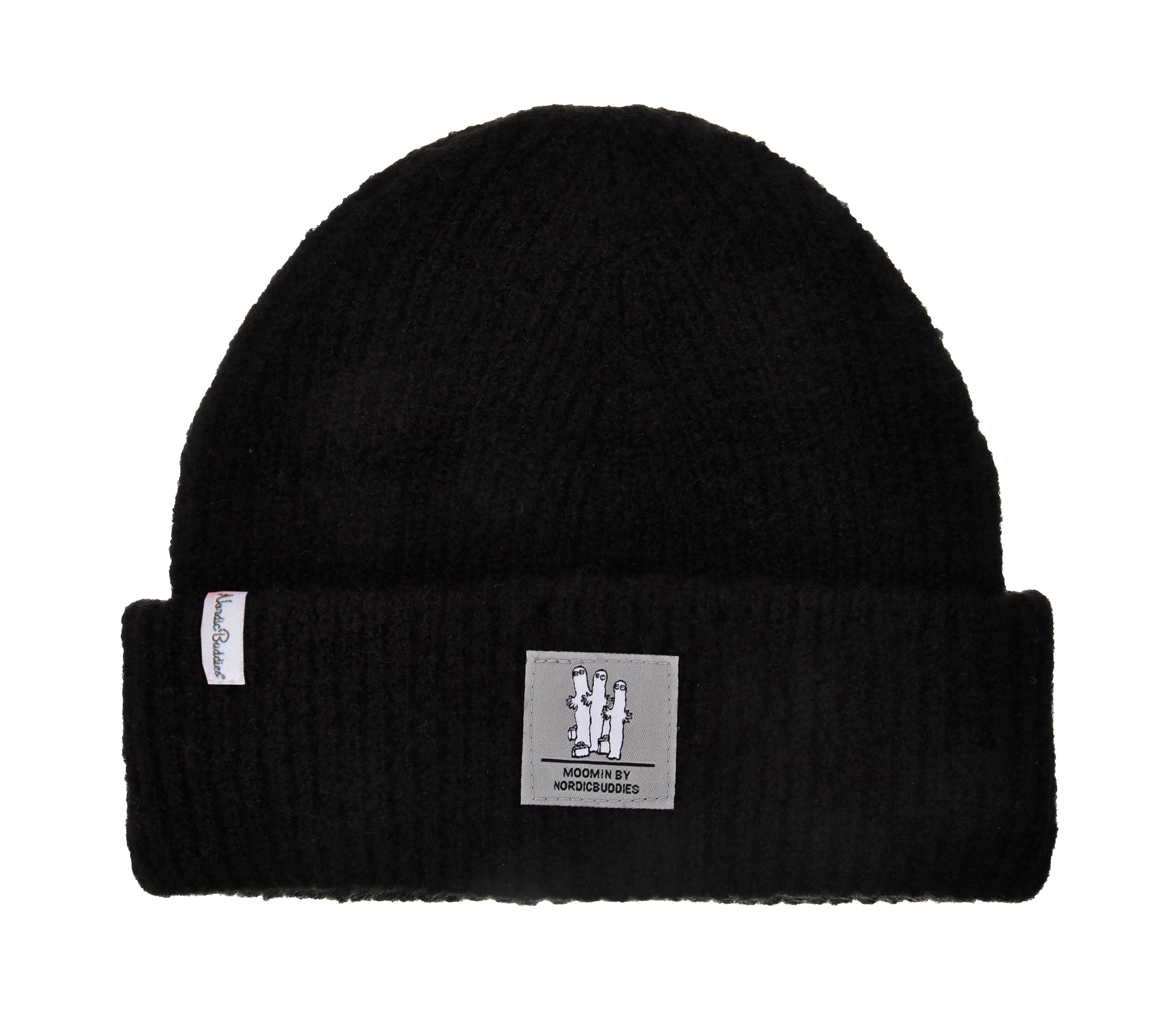 【ムーミン Moomin】ニョロニョロ ウィンター ナチュラル ビーニー ブラック