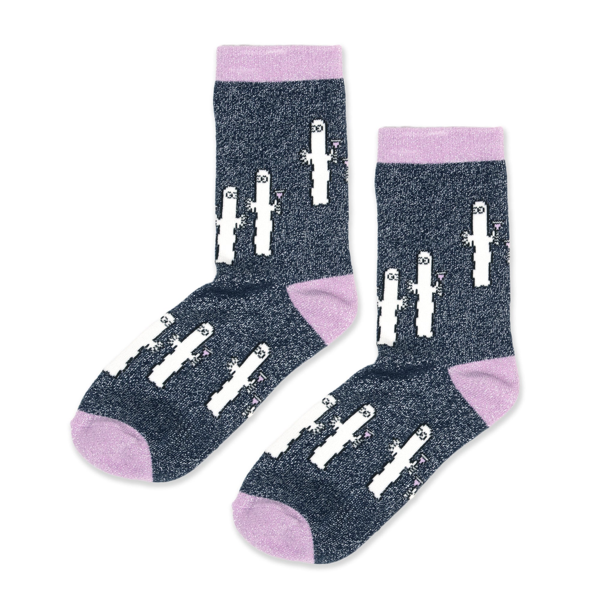 ニョロニョロ レディース グリッターソックス
