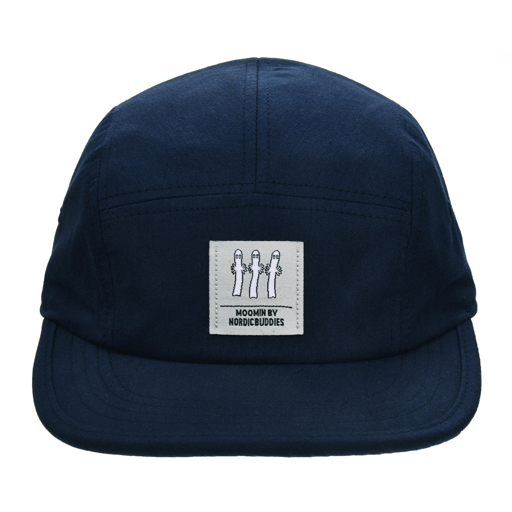 [Moomin] Nyoronyoro 5 Panel Cap Navy