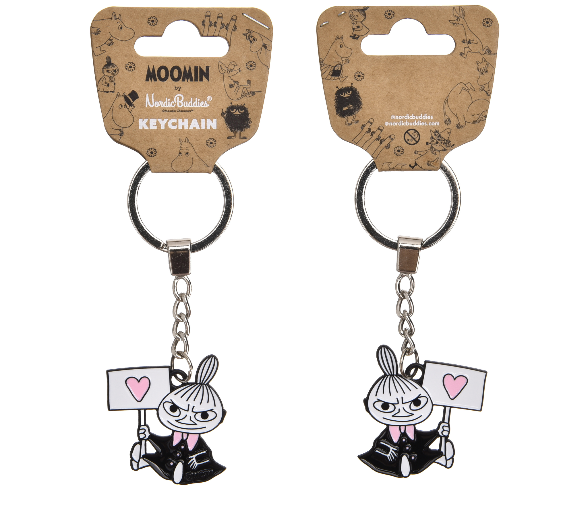 【ムーミン Moomin】ビッグキャラクター キーリング リトルミイ ハート D