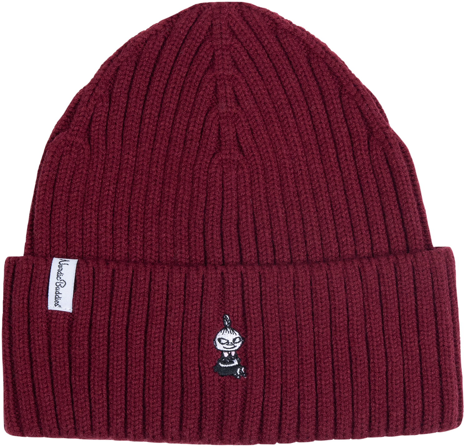 【ムーミン Moomin】リトルミー ウィンター 刺繍 ビーニー  ワインレッド (15R)