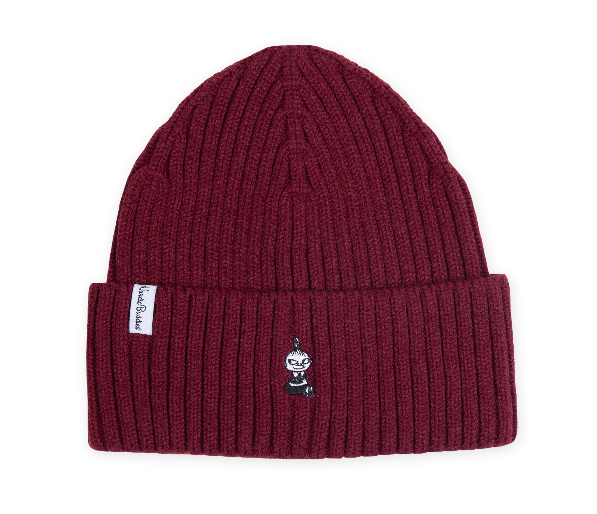 【ムーミン Moomin】リトルミー ウィンター 刺繍 ビーニー  ワインレッド (15R)