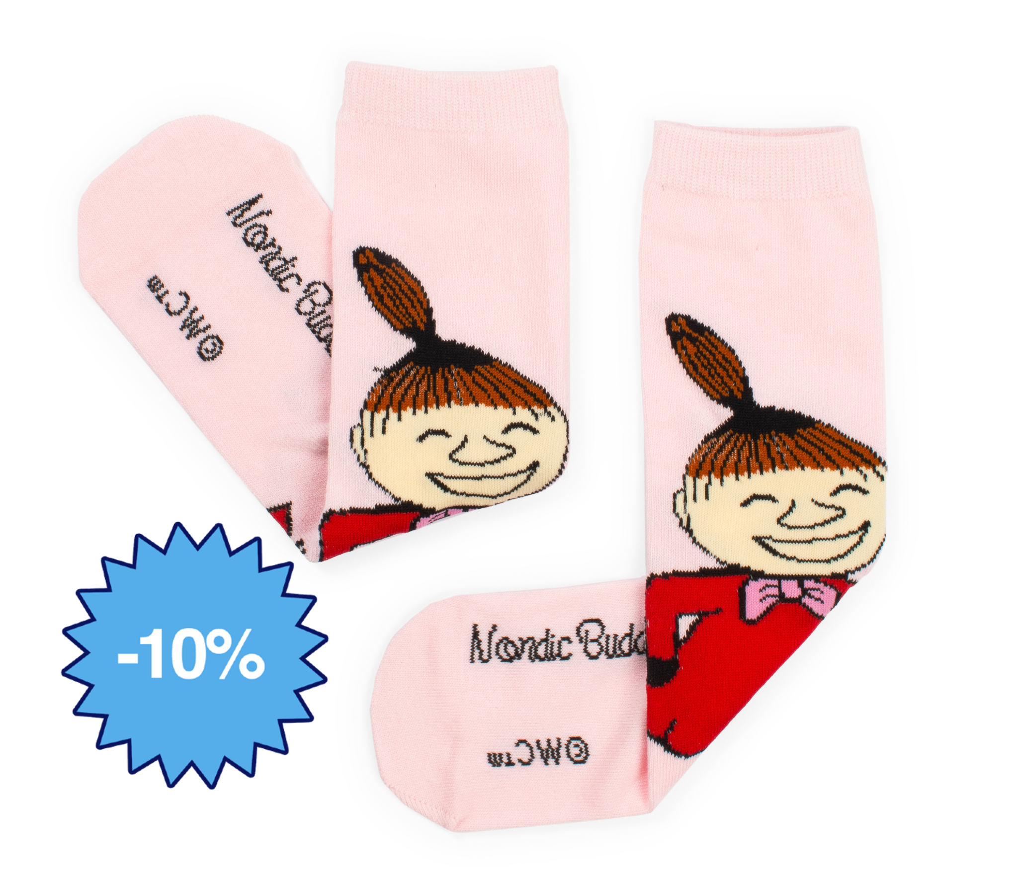 [Moomin] Little My Happy Women's Classic Socks Pink