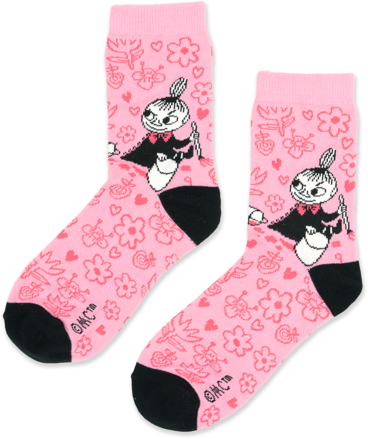 [Moomin] Little My Mischievous Women's Classic Socks Black