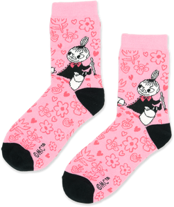 [Moomin] Little My Mischievous Women's Classic Socks Black