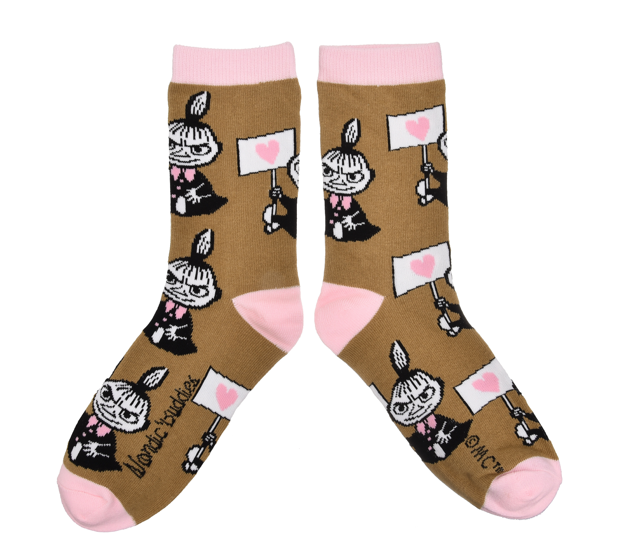 【ムーミン Moomin】リトルミイ レディース クラシック ソックス ブラウン (23R)