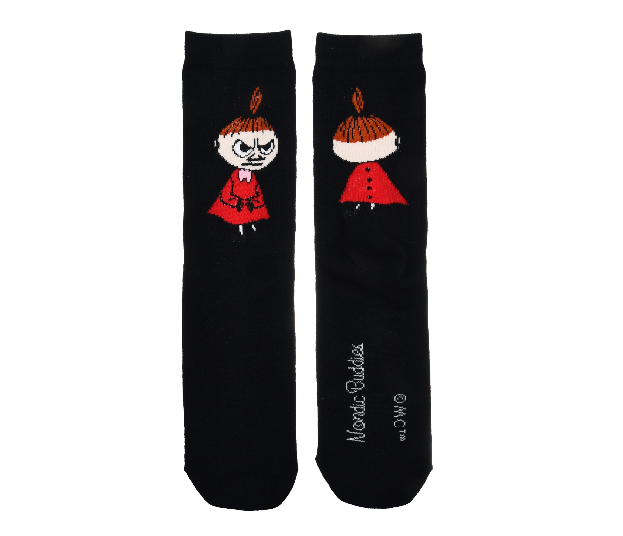 【ムーミン Moomin】リトルミイ レディース クラシック ソックス ブラック (23S)