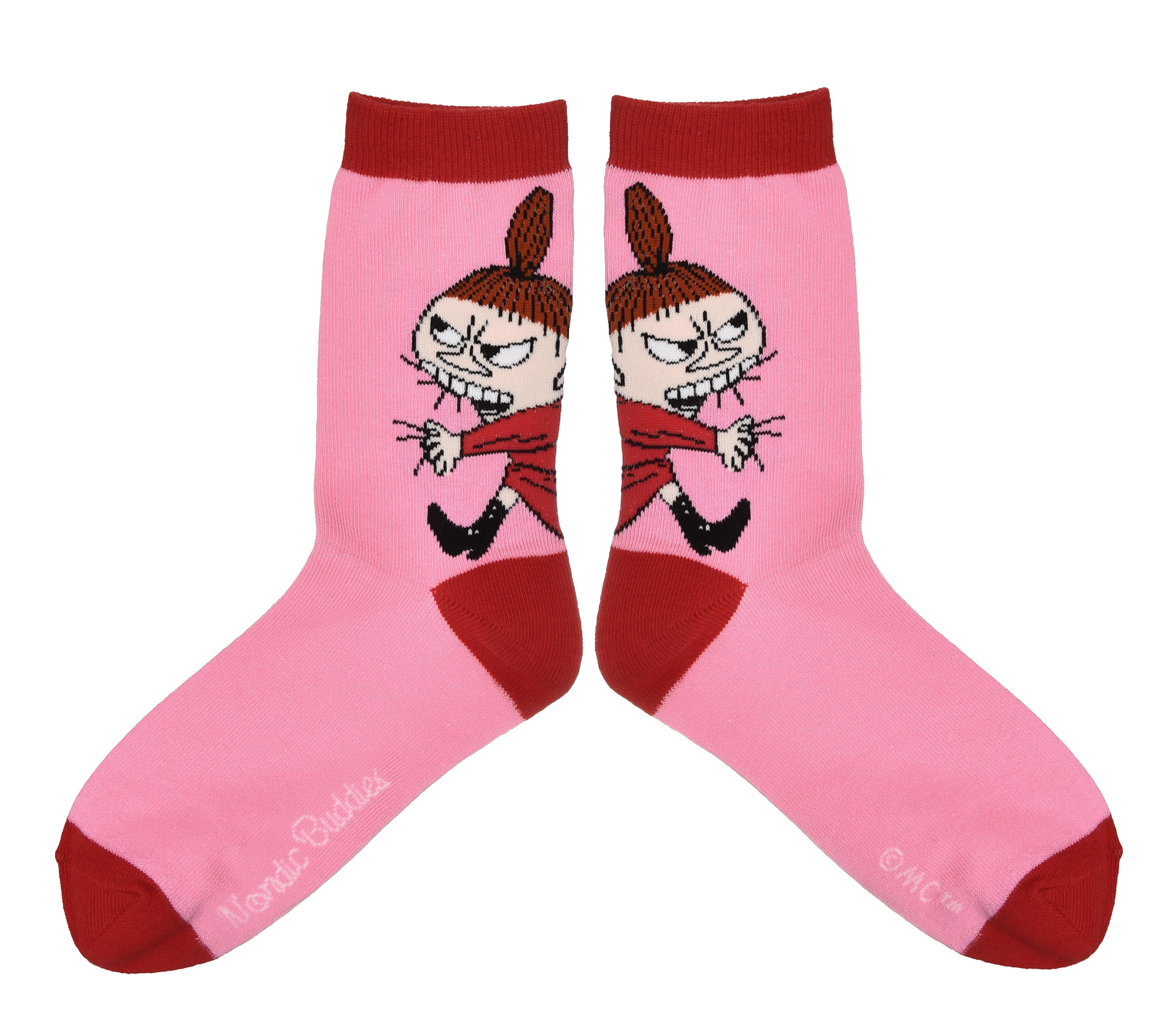 【ムーミン Moomin】リトルミイ レディース クラシック ソックス ピンク (23T)