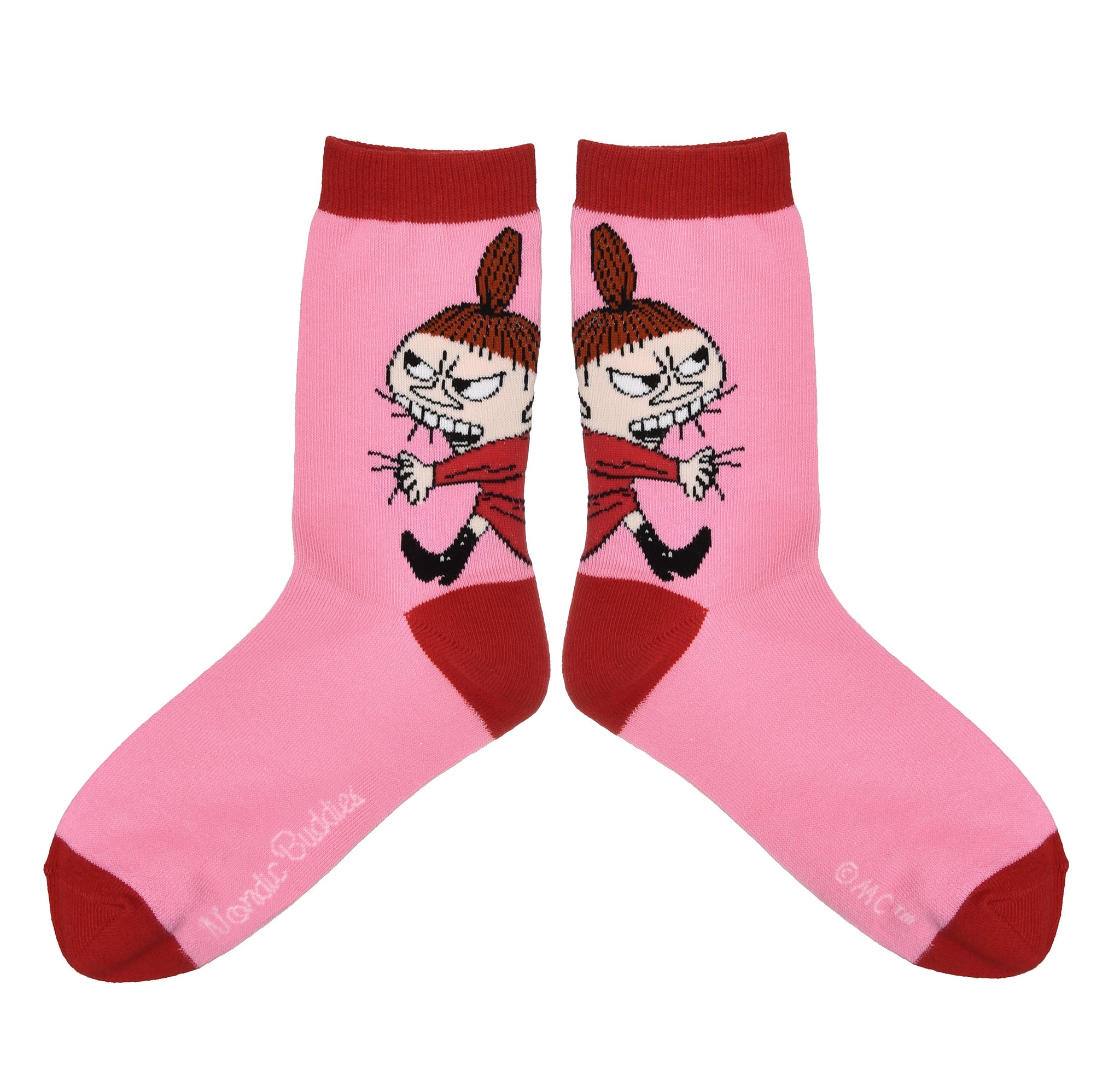 【ムーミン Moomin】リトルミイ レディース クラシック ソックス ピンク (23T)