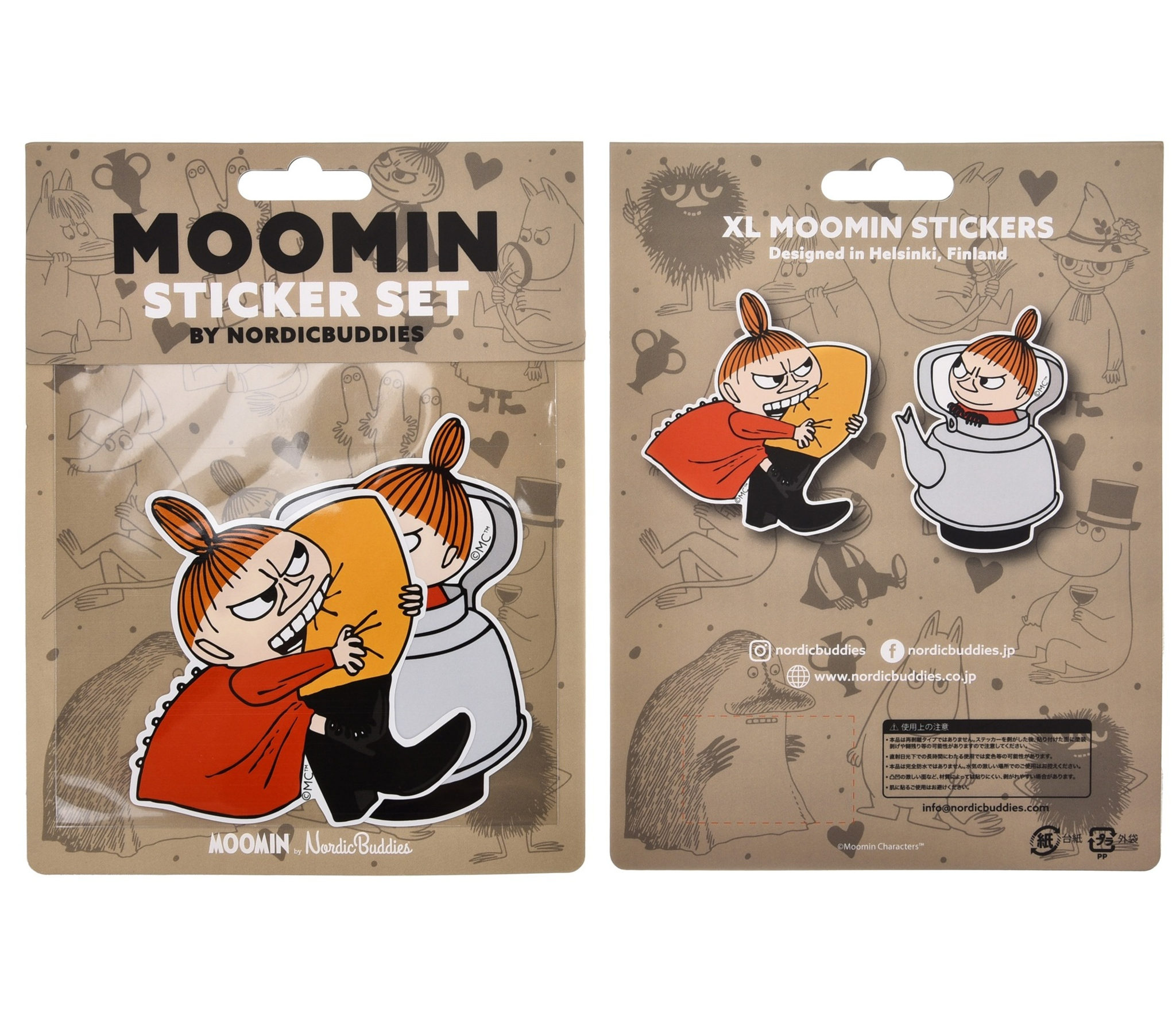 【ムーミン Moomin】ステッカーセット - リトルミー レッド