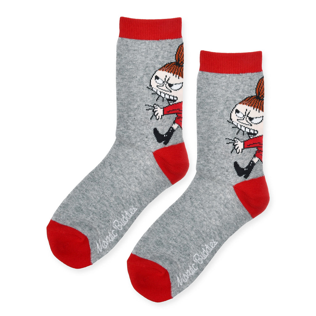 [Moomin] Little My Mischievous Women's Classic Socks Black