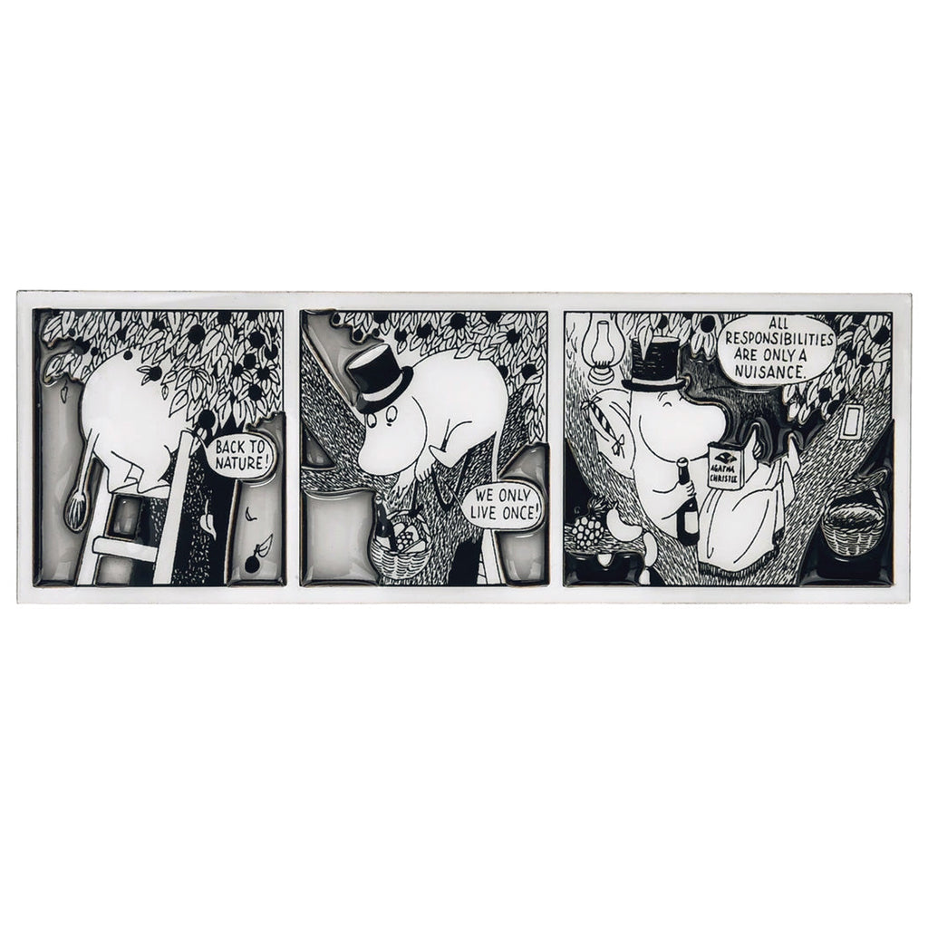 ムーミンパパ 自然に帰る コミック マグネット