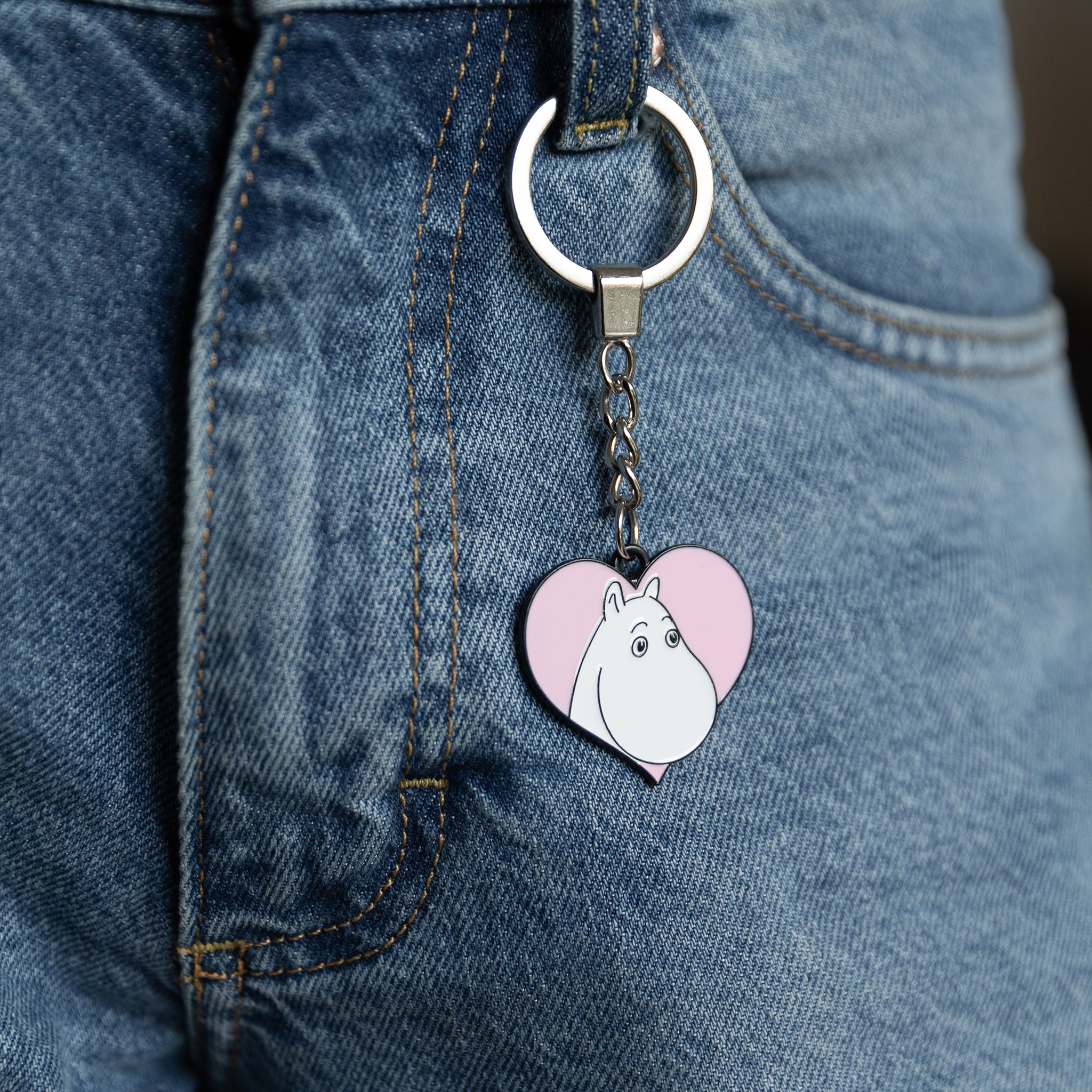 ムーミン ハート ビッグキャラクター キーリング