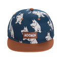 Moomin Happy Flat Visor Cap Kids Blue