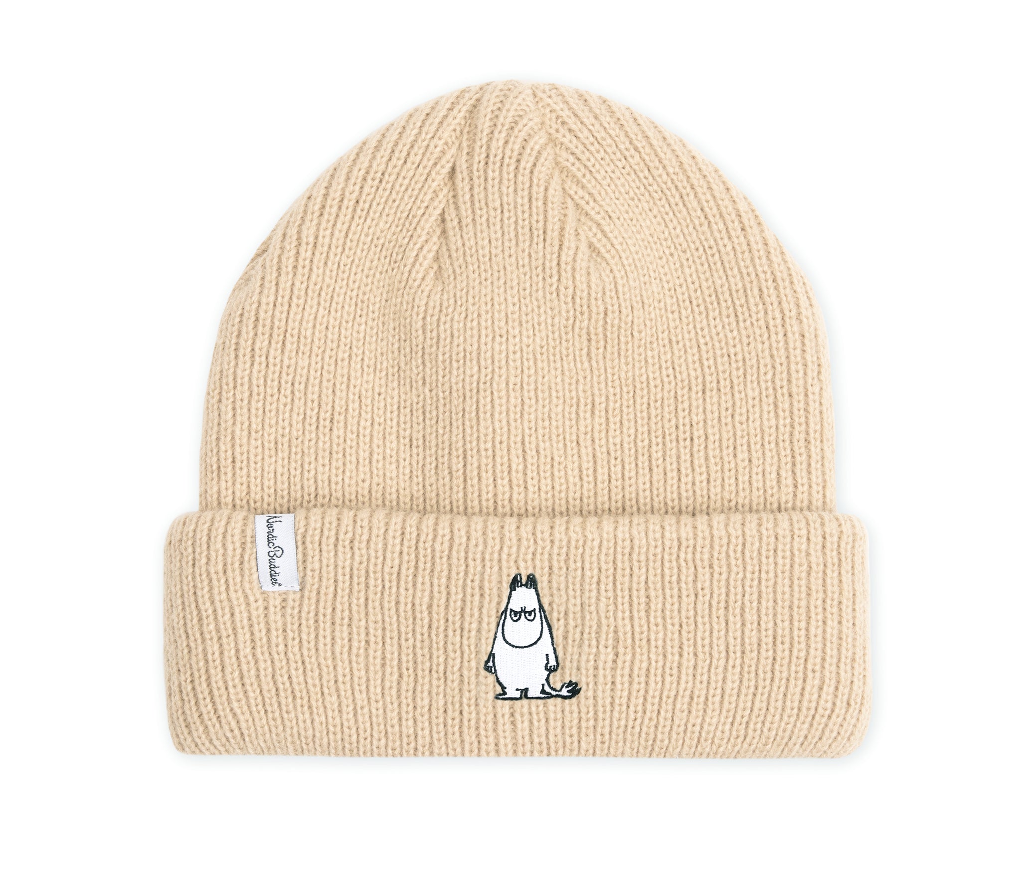 [Moomin] Little My Winter Embroidery Beanie Red