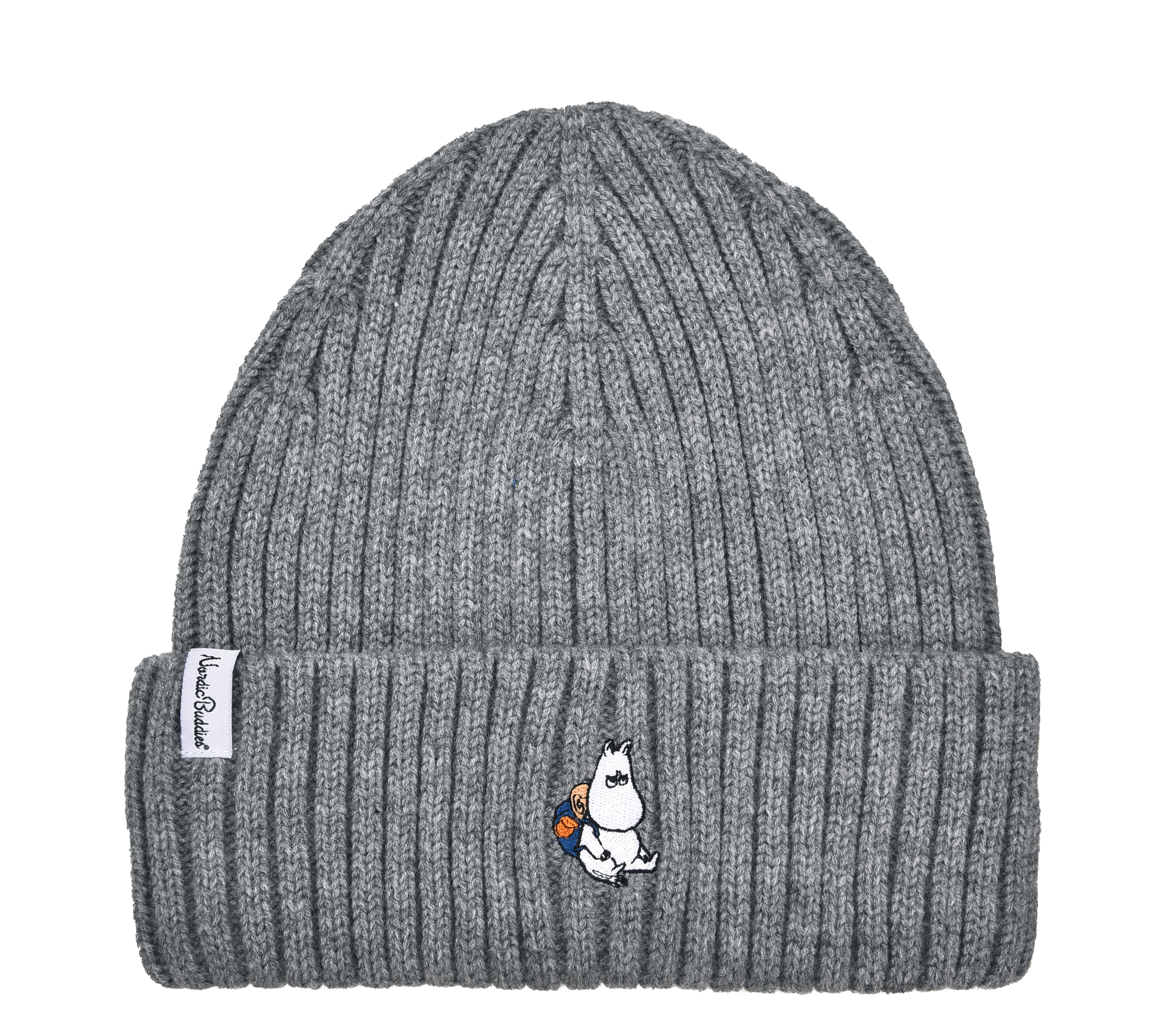 ムーミン ウィンター 刺繍ビーニー グレー (26J)