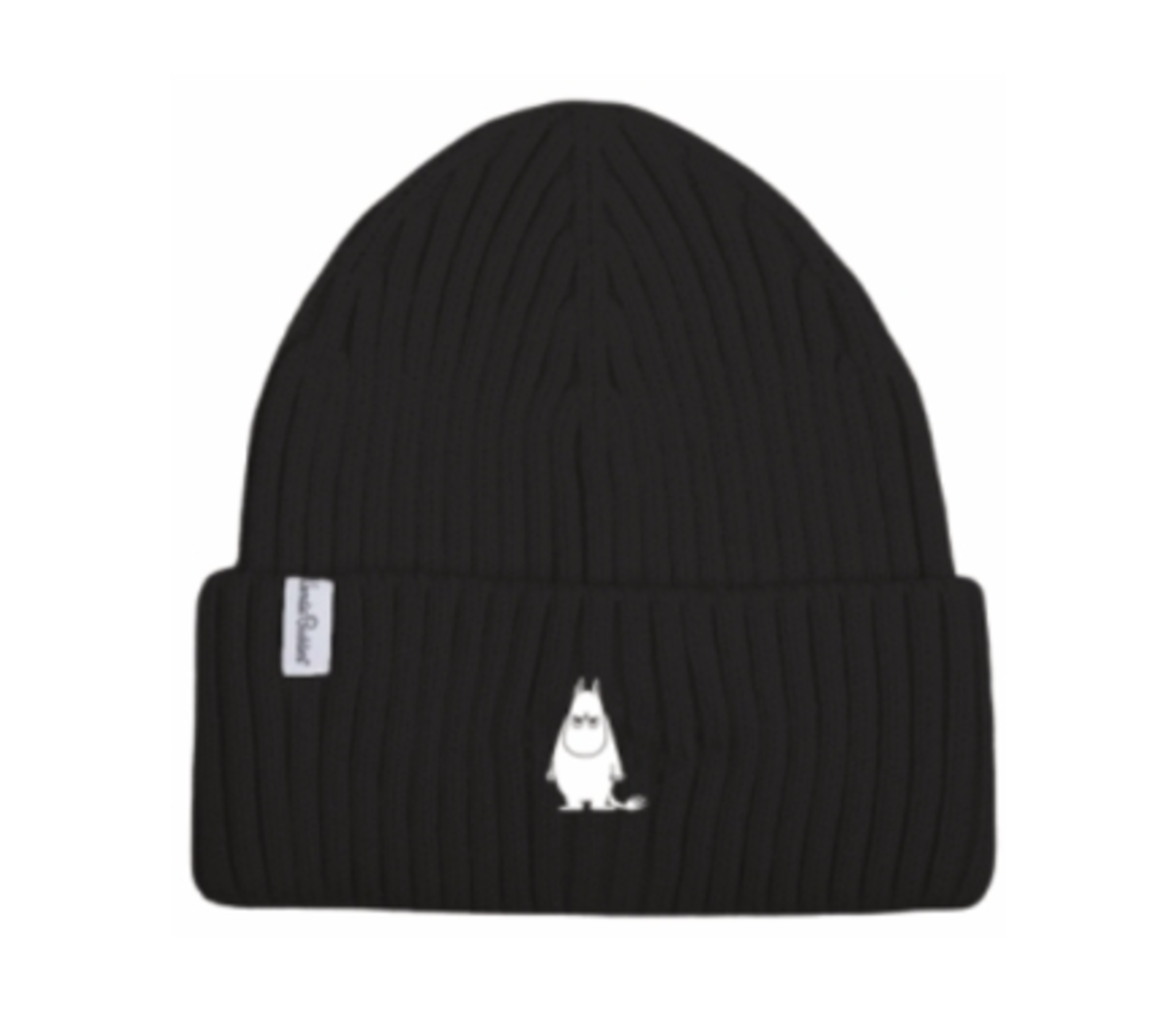 アングリームーミン ウィンター 刺繍ビーニー ブラック (26L)