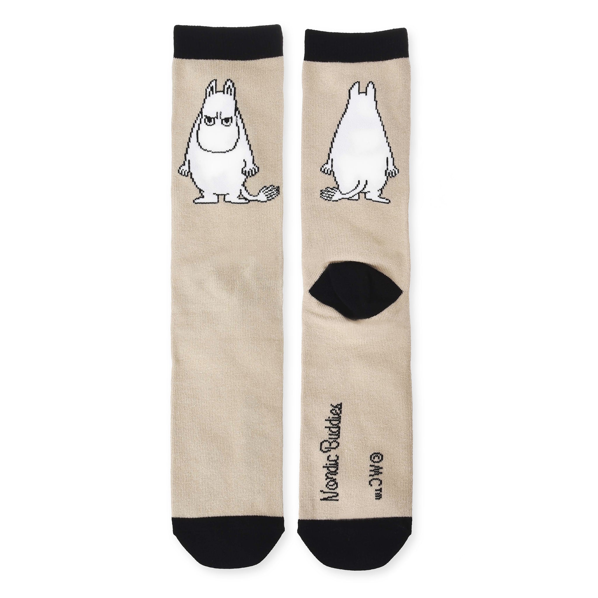 ムーミン アングリー フロント バック メンズ クラシック ソックス