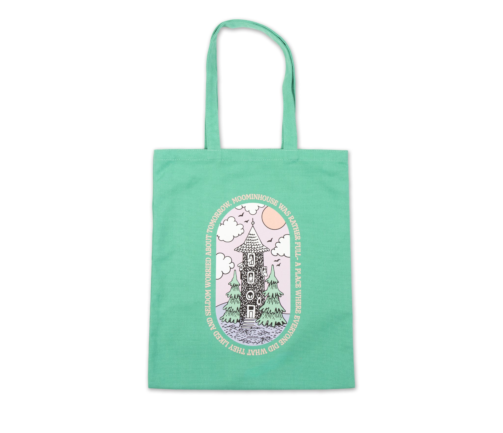 [Moomin] Moomin tote bag pastel purple