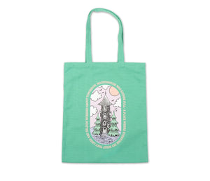 [Moomin] Moomin tote bag pastel purple