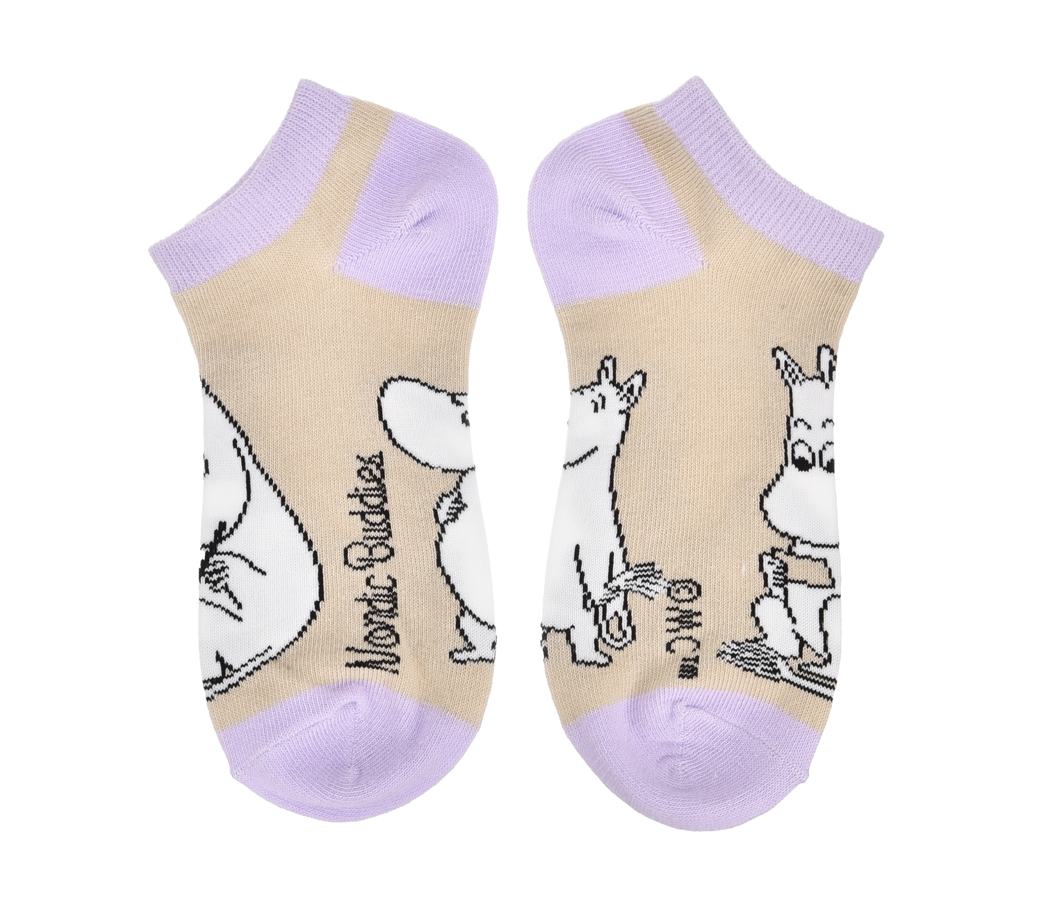 Moomin Women's Classic Ankle Socks Light Brown/Pink