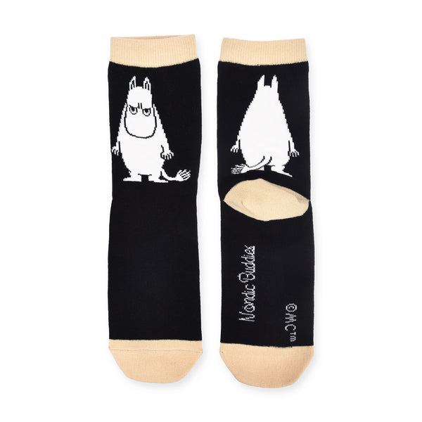 ムーミン アングリー フロント バック レディース クラシック ソックス