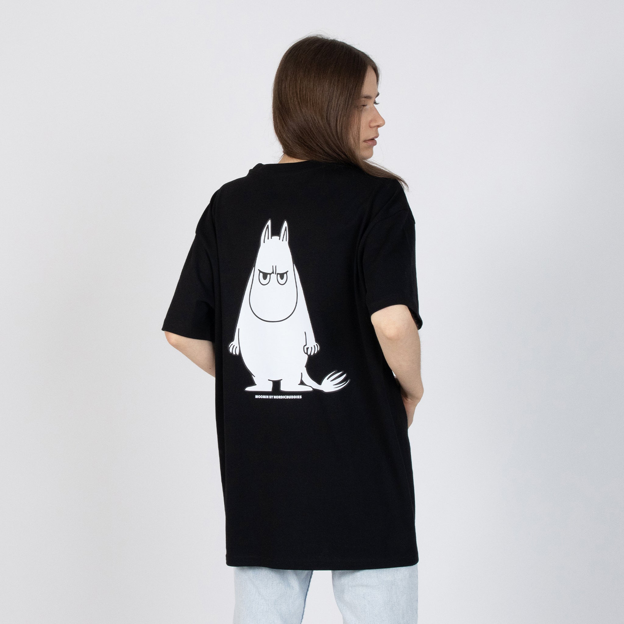 アングリームーミン Tシャツ ブラック ユニセックス