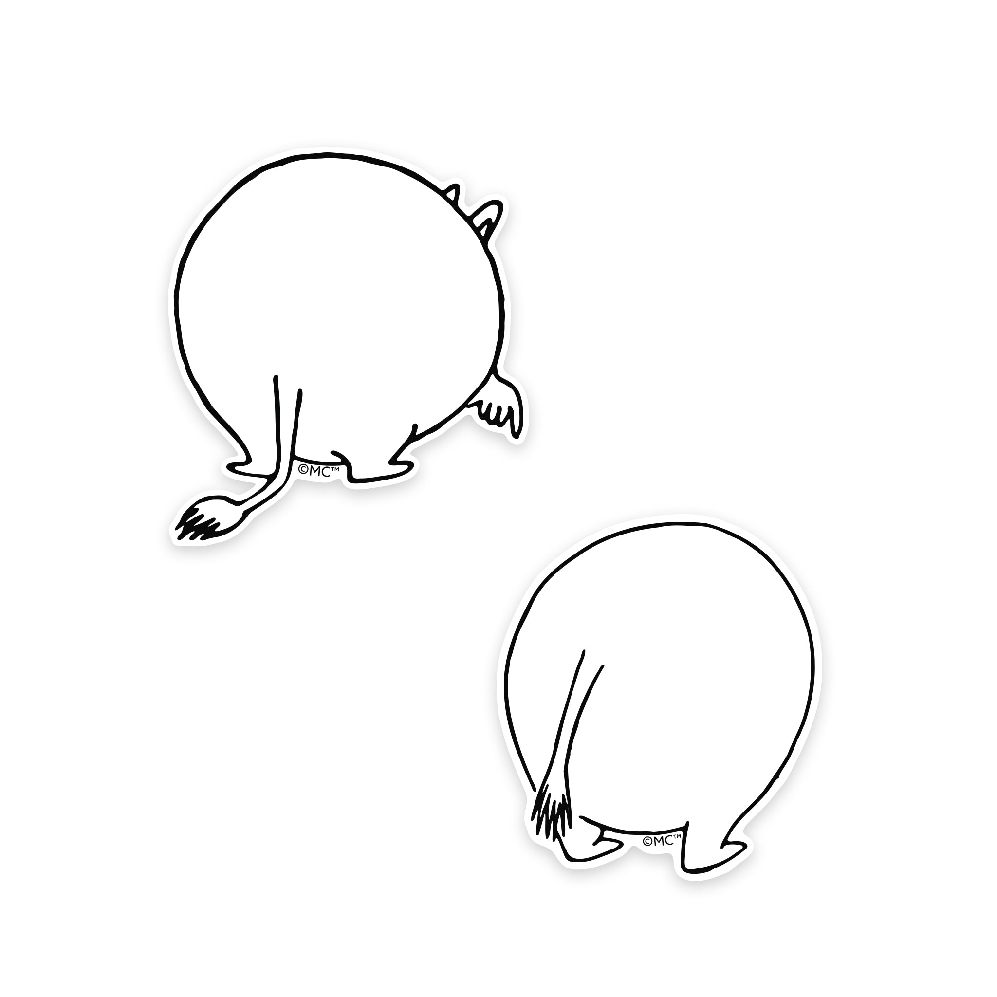 ムーミン おしり ステッカーセット