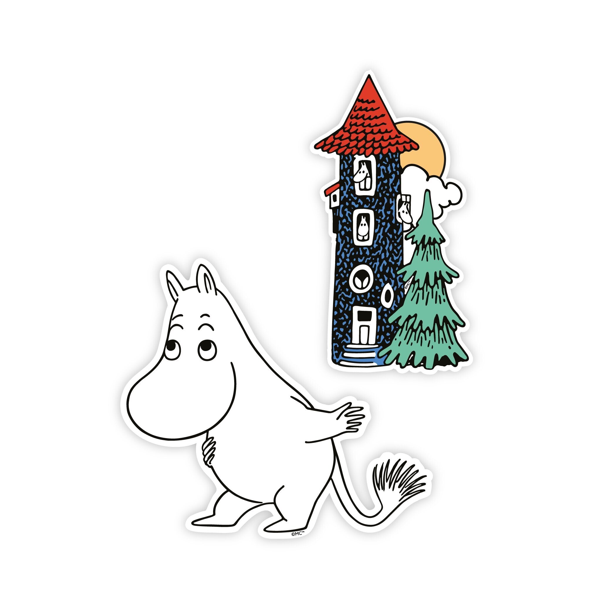 ムーミン やしき ステッカーセット