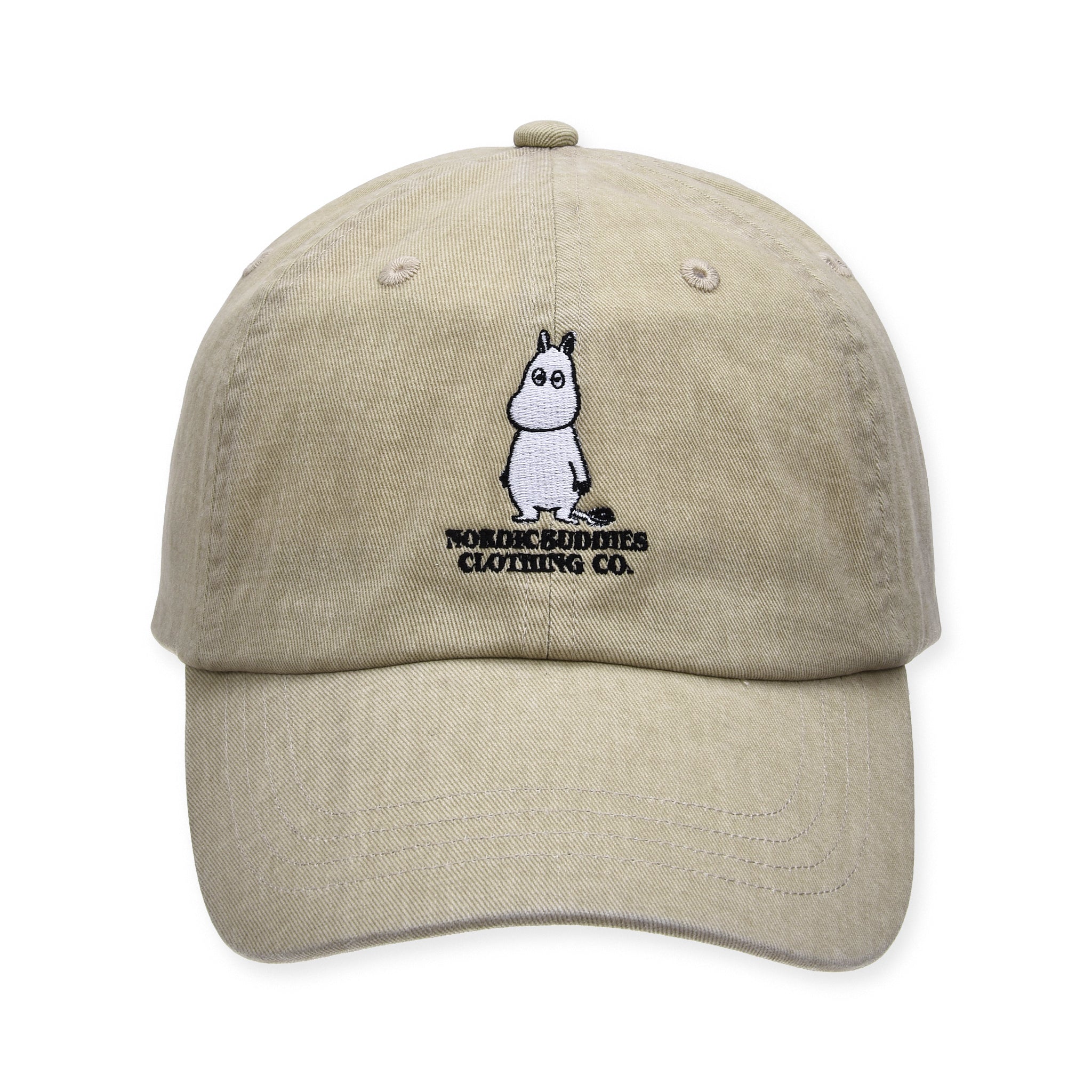 ムーミン たたずむ ウォッシュド ダディキャップ