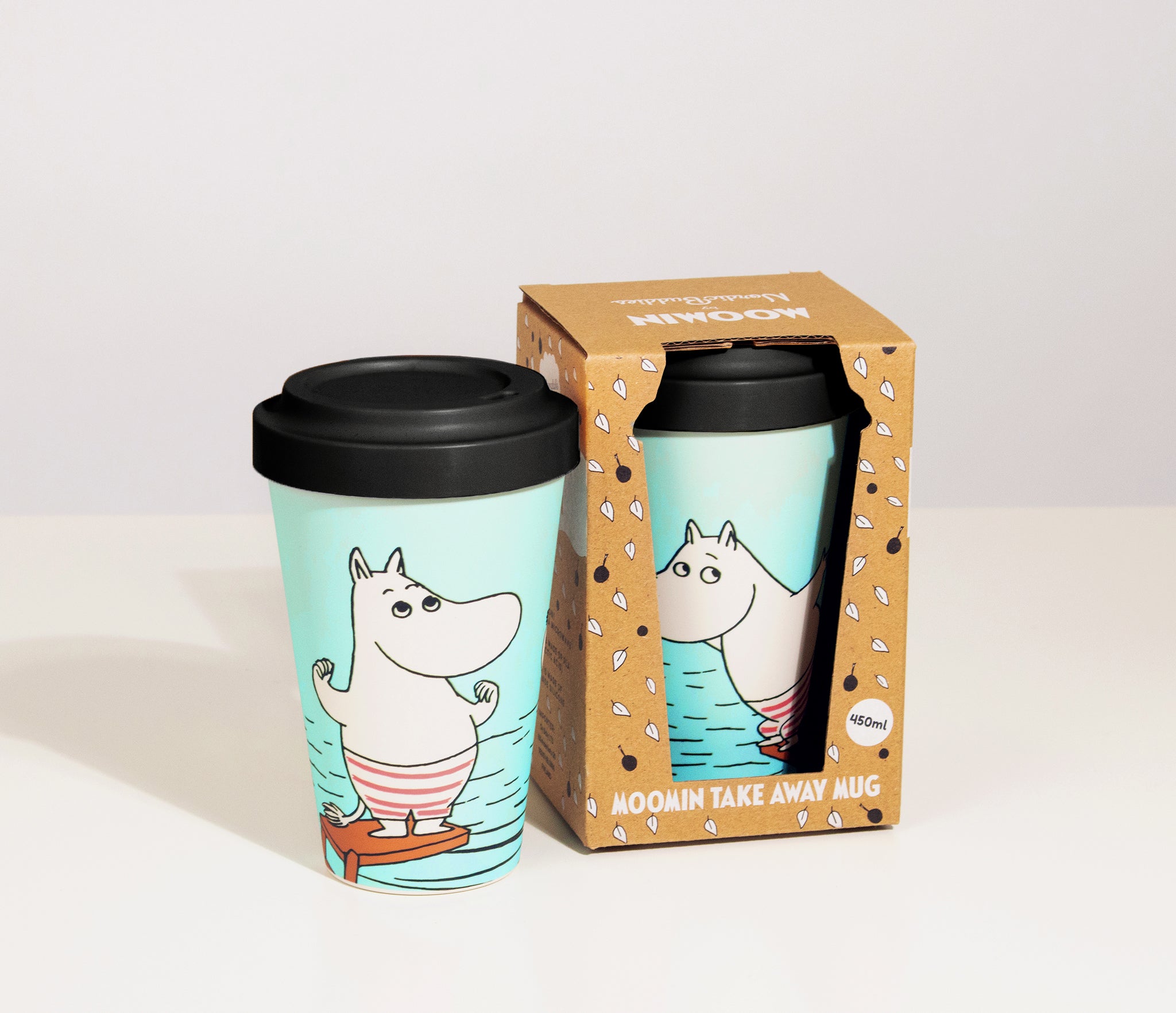 [Moomin] Biodegradable Mug Moomin Swimming