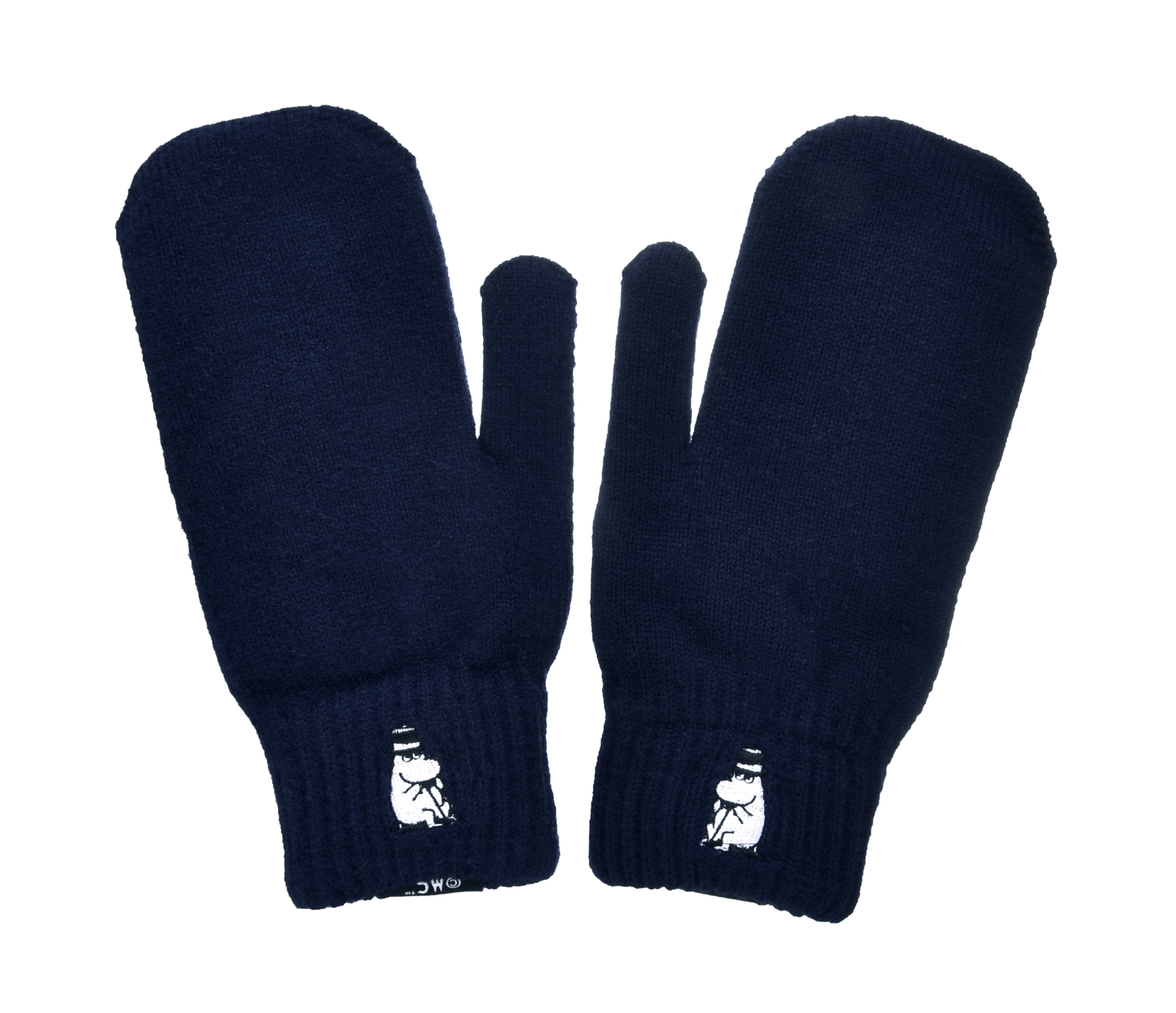 [Moomin] Moominpapa Mitten Adult Navy