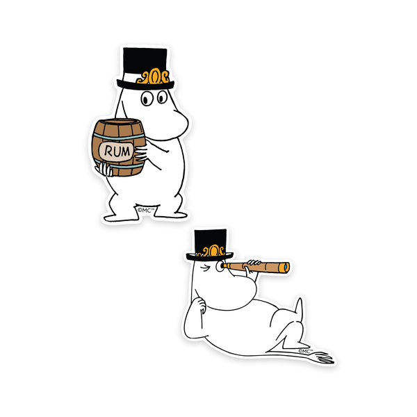 ムーミンパパ 望遠鏡 ステッカーセット | 公式ムーミン製品