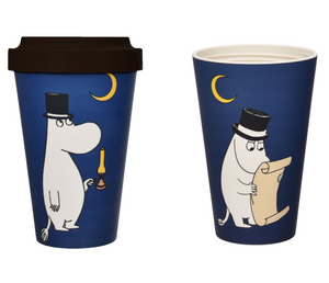 [Moomin] Biodegradable mug Moominpappa and the moon