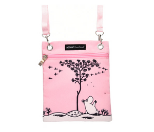 Moomin Under the Tree Classic Neck Bag Pink