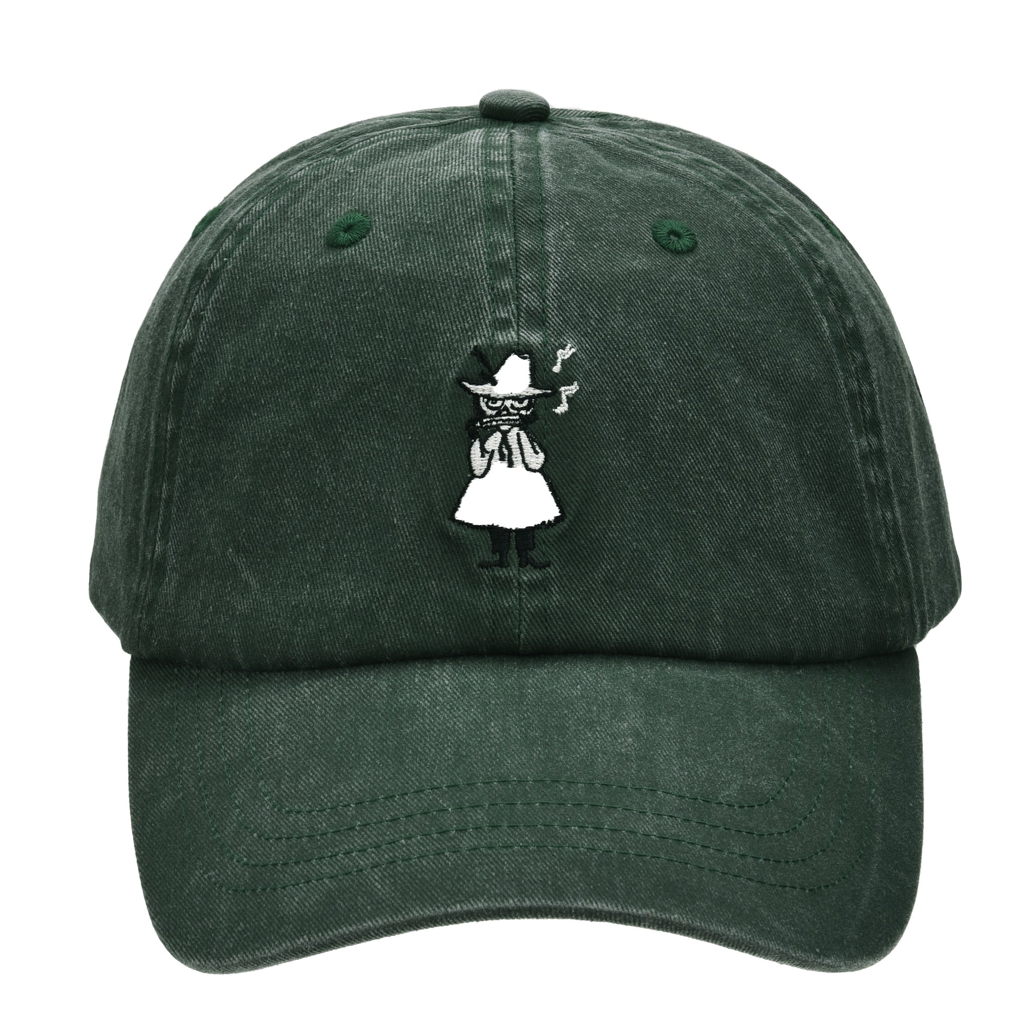 【ムーミン Moomin】 スナフキン ウォッシュドダディキャップ グリーン