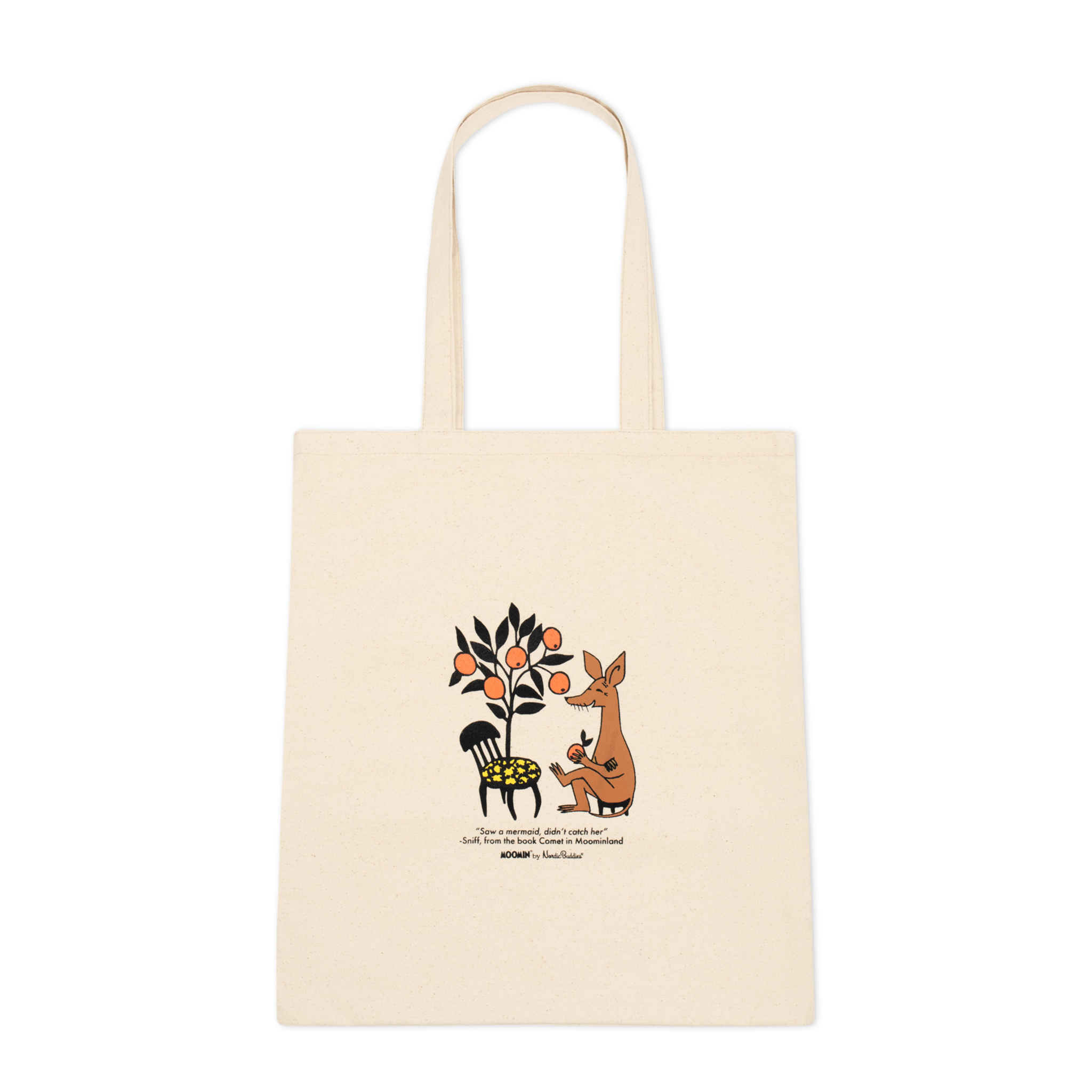 [Moomin] Sniff Tote Bag Natural Color