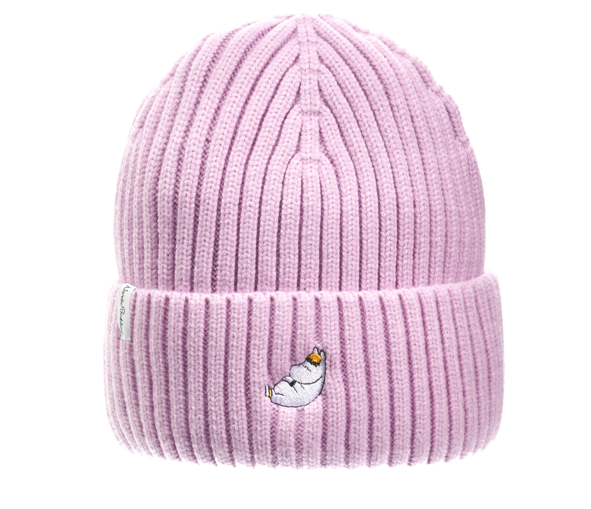 [Moomin] Snork Maiden Winter Embroidery Beanie Purple