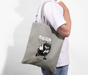 [Moomin] Stinky tote bag gray