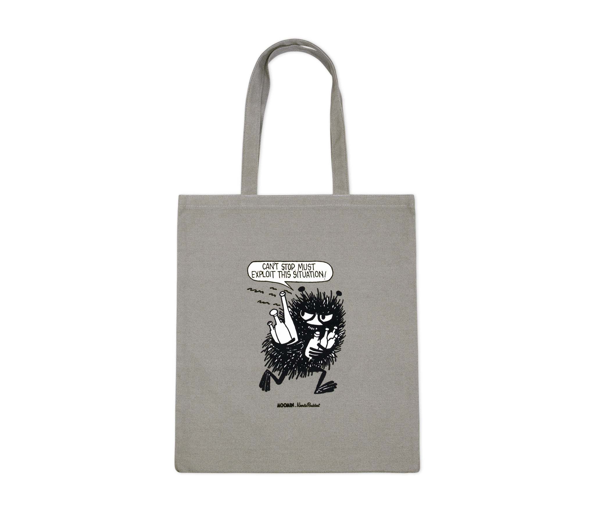 [Moomin] Stinky tote bag gray