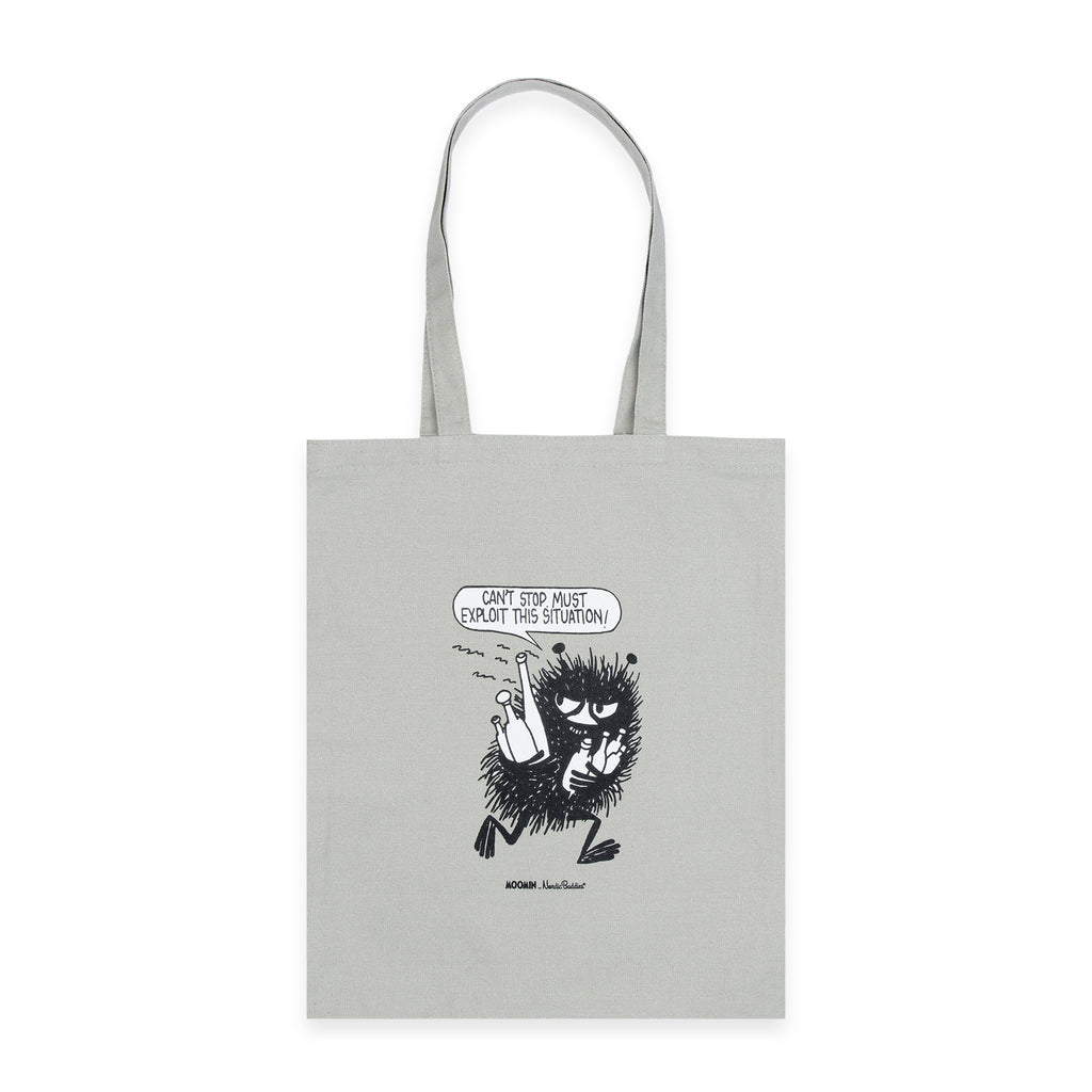 [Moomin] Stinky tote bag gray
