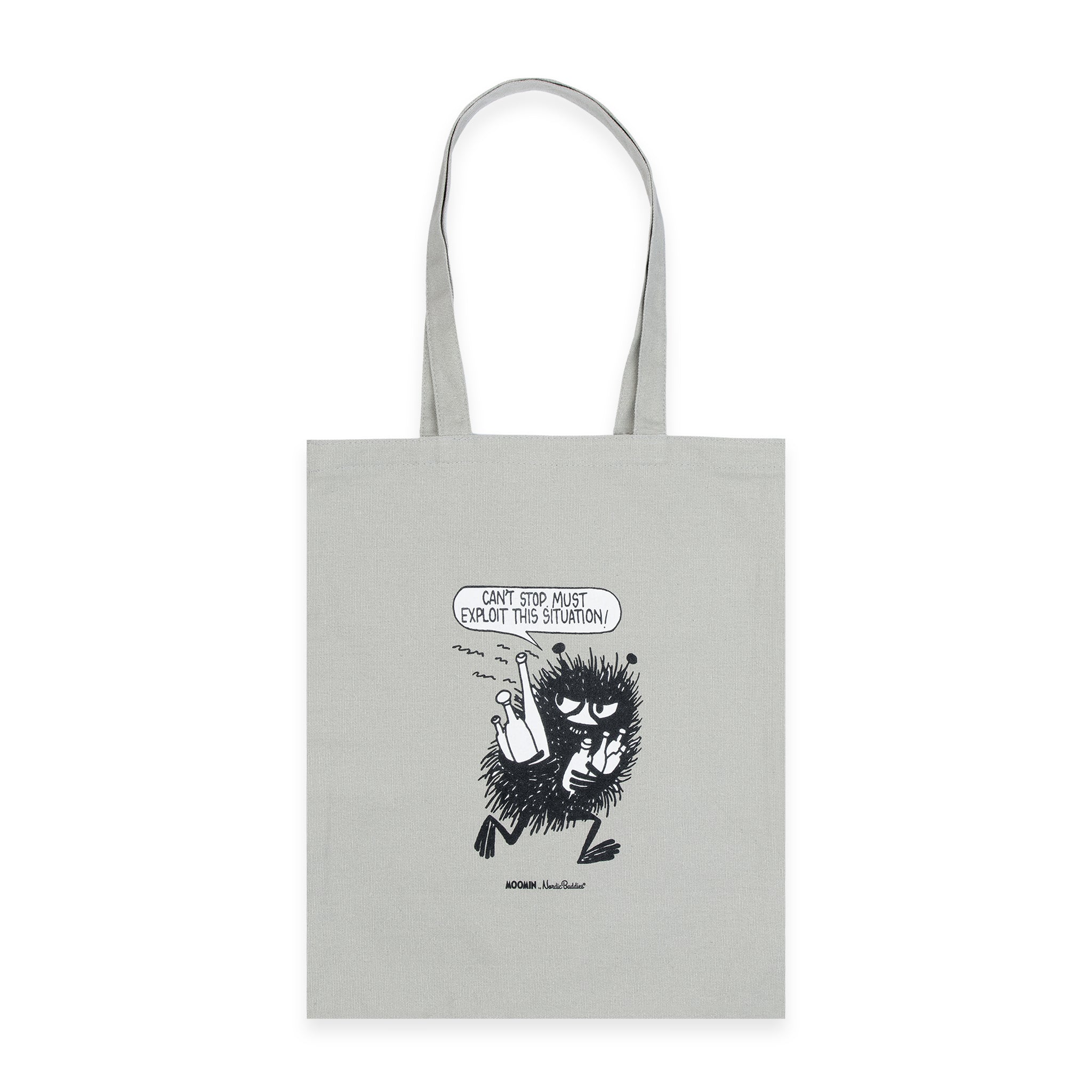 [Moomin] Stinky tote bag gray