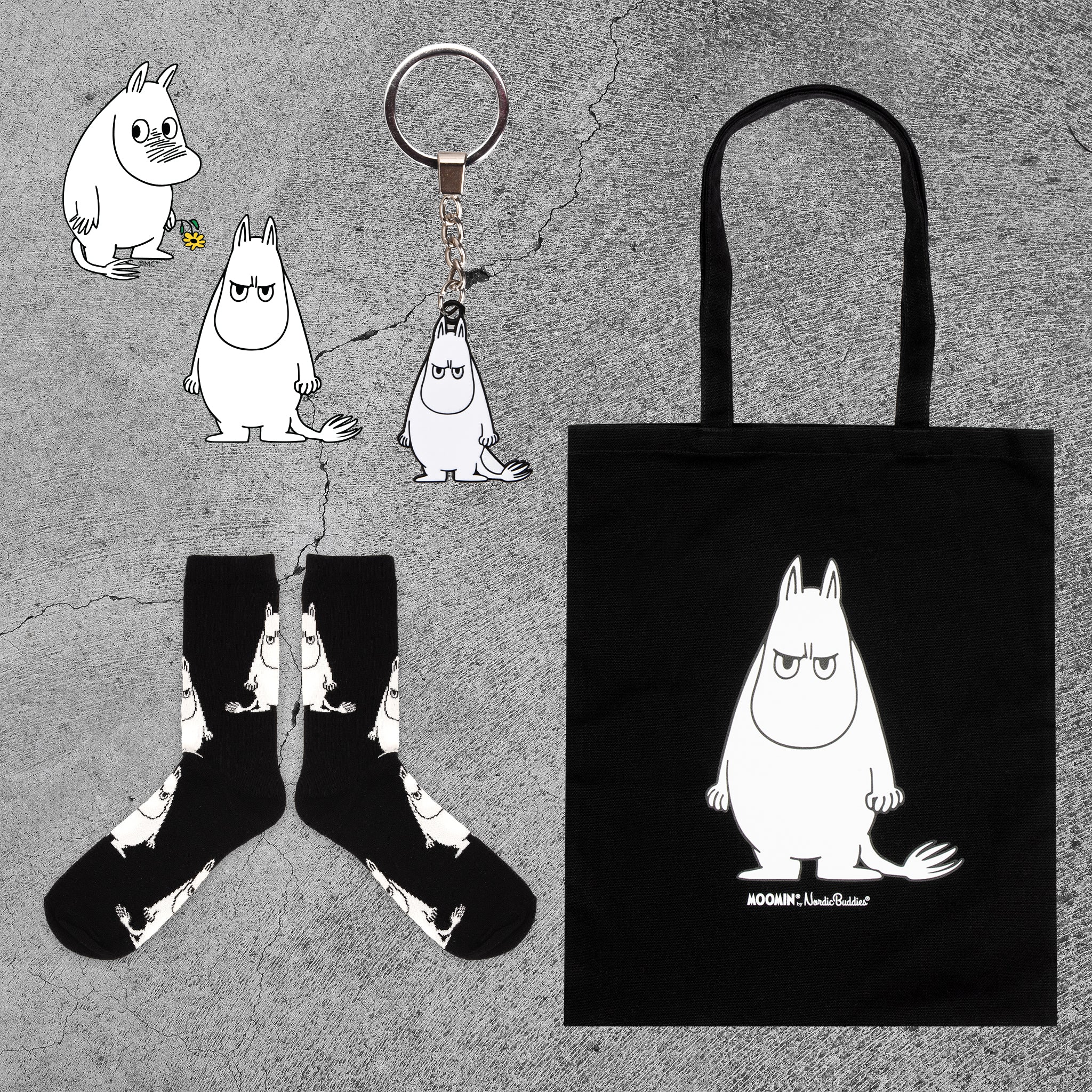 スティンキー 持ち逃げ メンズ クラシック ソックス | 公式ムーミン