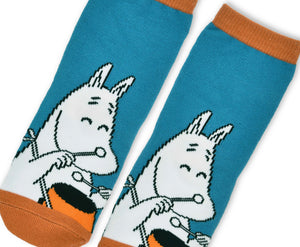 Moomin Classic Socks Kids 2 Pair Set Blue