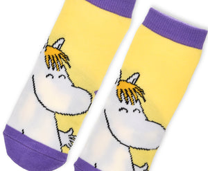 [Moomin] Little My Snork Maiden Classic Socks Kids Set of 2 Light Red Yellow