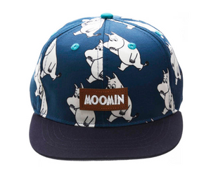 Moomin Happy Flat Visor Cap Kids Blue MOOMIN13M