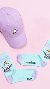 [Moomin] Snork Maiden Women's Retro Socks Mint