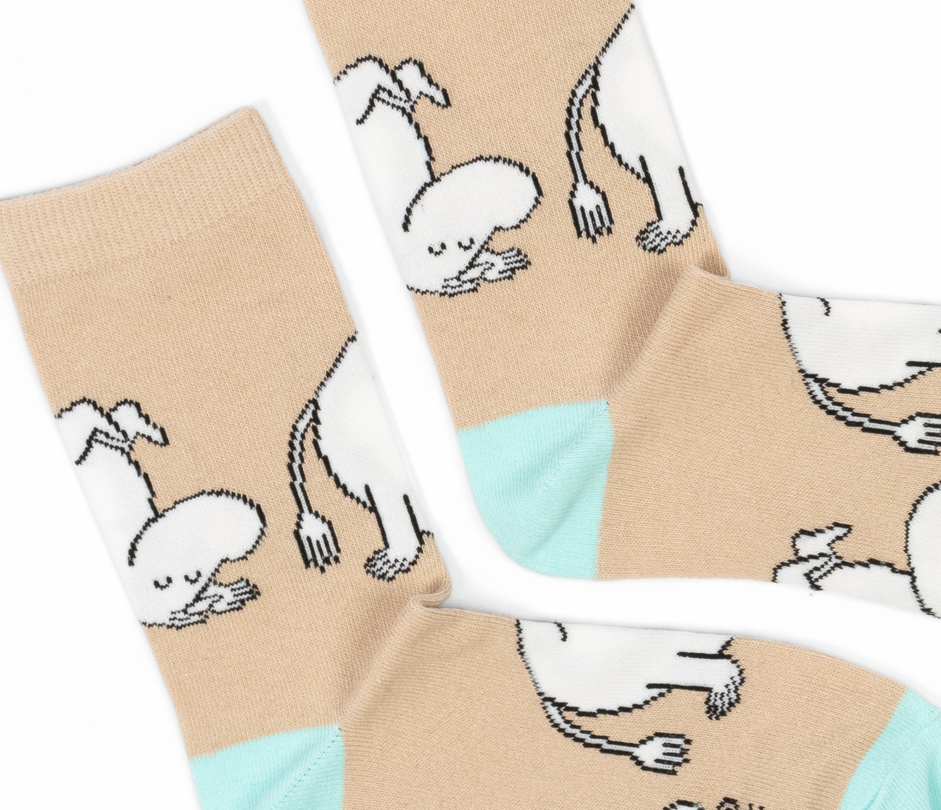 Moomin Happy Ladies Classic Socks Beige
