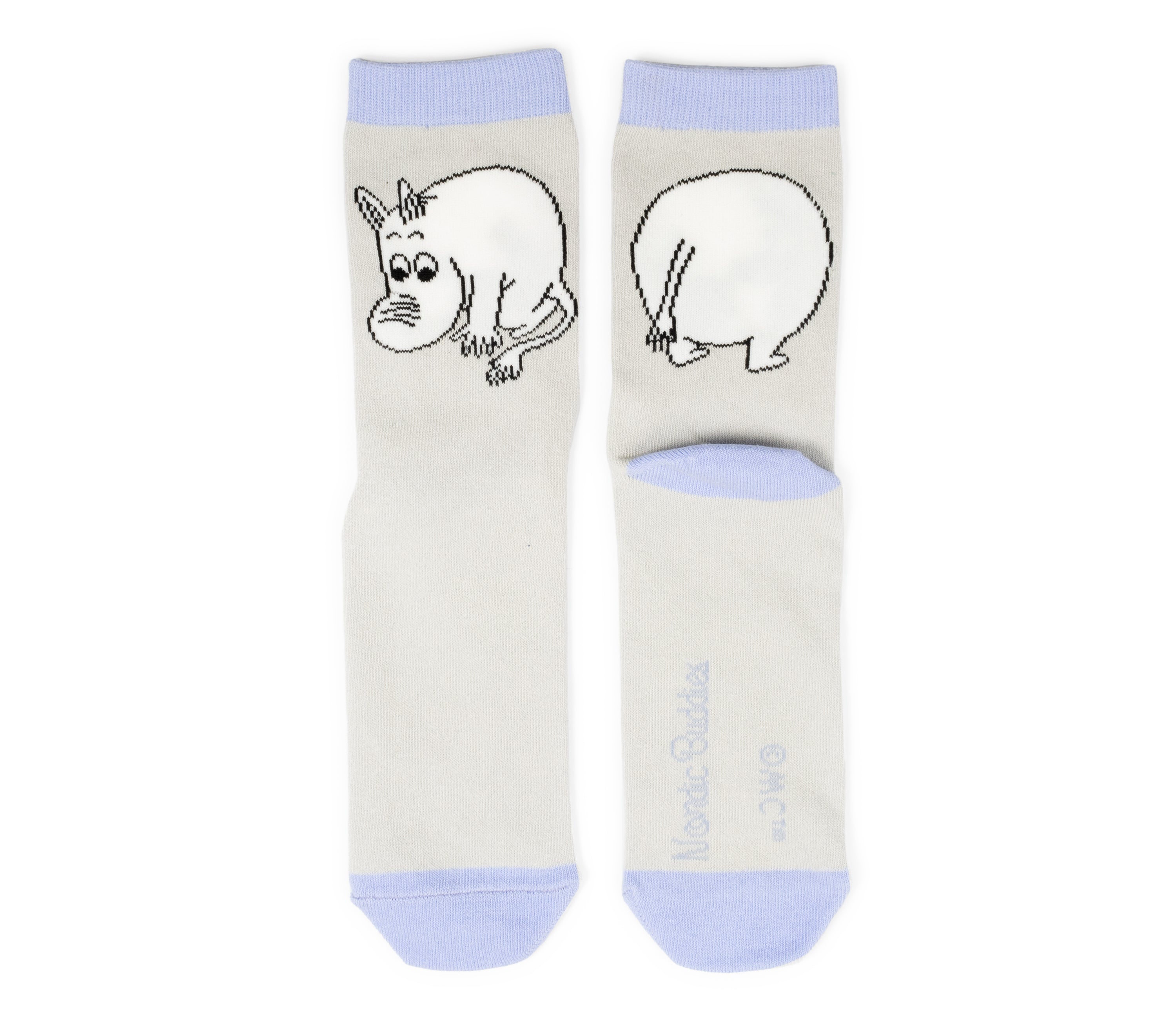 Moomin Butt Ladies Classic Socks Light Gray