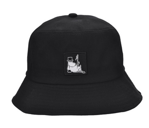 Moominpappa bucket hat black MPAPPA88A